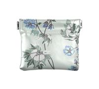 Portamonete in pelle da donna, accessori da viaggio fantasia, fiori di geranio colorati, foglie, donne, ragazzi e ragazze, Fiori di geranio colorati foglie, 1 Size, Accessorio da viaggio