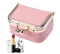 Portamonete in pelle da donna - Borsa piccola per cosmetici, portamonete morbido Custodia per portachiavi per auto Organizer con chiusura a bacio per donna