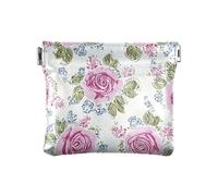 Portamonete in pelle da donna con rose antiche retrò pesca sacchetti unici per carte di credito portachiavi per donne ragazze, Retro rose antiche pesca, Decorazione