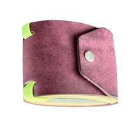 Portamonete in pelle, e sottile, magnetico, a prova di perdite, per familiari, professionisti, amici, barbieri, baristi, uomini, Viola, Refer to description, Unisex