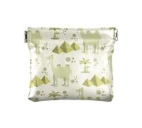 Portamonete in pelle greca antica con luce verde fresca piccola borsa da tasca carina borsa per il trucco per le donne, luce verde greca antica fresca, 1 taglia, moda, Luce verde greca antica fresca,