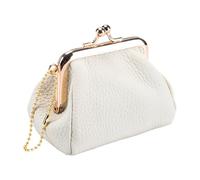 Portamonete in pelle - Portafoglio portatile con chiusura a bacio e borsa porta rossetto | Borsa compatta per donne, ragazze, studenti, viaggiatori, collezionisti e professionisti | Porta con te monet