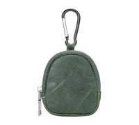 Portamonete in pelle, portamonete con cerniera, portamonete per uomini e | donne, impermeabile, portamonete per piccole carte di credito e chiavi, Verde, riferimento alla descrizione, Unisex