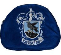 Portamonete in peluche con licenza Harry Potter Corvonero con logo ricamato sul davanti e ricamo Corvonero sul retro, colore blu navy, blu navy, Size Height 11CM, Width 2CM and Length12.50CM, Harry