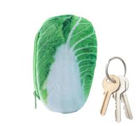 Portamonete in peluche, portafogli per alimenti - Divertente sacchetto cosmetico in peluche di frutta e verdura - Portamonete per soldi da donna, borsa giocattolo vegetale, mini porta mestiere