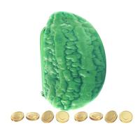 Portamonete in peluche, portafogli per alimenti - Divertente sacchetto cosmetico in peluche di frutta e verdura - Portamonete per soldi da donna, borsa giocattolo vegetale, mini porta mestiere