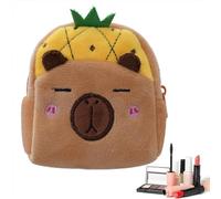 Portamonete in peluche - Simpatico borsellino per contanti per bambini, borsa per denaro da viaggio portatile, per contenere caramelle, snack, cioccolato, fermagli per capelli, Giallo, Refer to