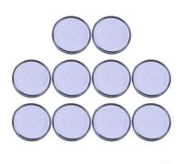 Portamonete in plastica trasparente, 10 pezzi, 70 mm, per raccogliere monete, scatola per raccogliere monete, vetrina trasparente (1)