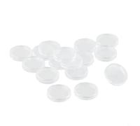 Portamonete in plastica trasparente, 100 pezzi per monete da 18 mm, super spessi e duri per un'elevata trasparenza, design con chiusura sicura