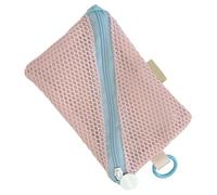 Portamonete in rete con chiusura a cerniera, pratico e portatile, per lo shopping quotidiano e i viaggi, A, Bellezza di massa