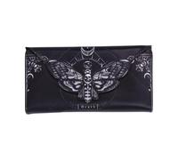 Portamonete in rilievo con testa di morte, 10 cm x 3 cm x 19 cm