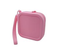 Portamonete in silicone con tasca per monete in silicone | Borsa portaoggetti per moneta, portamonete con cerniera, borsa per il trucco portatile, rosa, Se référer au descriptif,