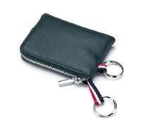 Portamonete in vera pelle mini ultra-sottile piccola cerniera carino portafoglio in morbida pelle bovina patente di guida portachiavi porta carte, 3, Taglia unica