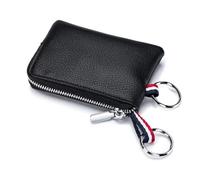 Portamonete in vera pelle mini ultra-sottile piccola cerniera carino portafoglio in morbida pelle bovina patente di guida portachiavi porta carte, 2, Taglia unica