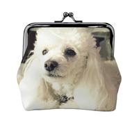 Portamonete leggero con stampa barboncino francese, portafoglio minimalista per corse di caffè e uscite locali, Nero , Taglia unica, Portamonete