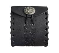 Portamonete medievale Cosplay portamonete rinascimentali borsa da cintura in pelle PU borsa cubo borsa cambiamento piccola borsa per le vacanze