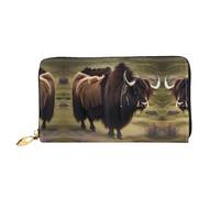 Portamonete Mighty Highland Yak Piccolo Portafoglio Stampato Porta Monete Squisito Coin Purse Per Donna, Uomo, Ragazze