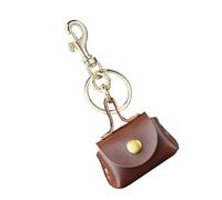 Portamonete multiuso, portachiavi elegante con ciondolo per tutte le occasioni, accessorio unisex, Colore Caffè 1, Taglia unica