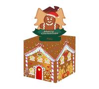 Portamonete natalizio per contanti | Scatola dei soldi Pop-Up Buon Natale | Salvadanaio divertente per biglietti | per feste di carnevale compleanno per adulti e famiglie