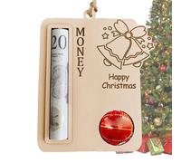 Portamonete ornamentali natalizie - Titolare d'argento per regalo in contanti - Le benedizioni decorative dei titolari di argento di Natale possono essere scritte sul retro