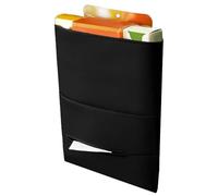 Portamonete per auto - Appendiabiti interno tra i sedili - Borsa portaoggetti per auto con barriera per il libro del libro del telefono in tessuto, Nero , Se référer au descriptif, riferimento