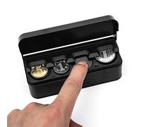 Portamonete per auto - Organizer universale per monete per collezionisti di monete, supporto nero per cambiamenti, contenitore per denaro per auto, camion, camper e accessori interni