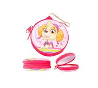 Portamonete per bambini con personaggio Paw Patrol, Skye, rotondo, con cerniera, 7,3 cm, Multi, Portamonete