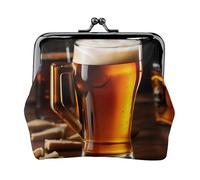 Portamonete per birra, piccolo kit da viaggio per gite di fine settimana e viaggi di lavoro, Nero , Taglia unica, Portamonete