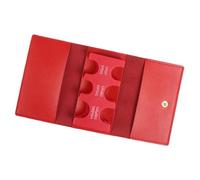 Portamonete per borsetta, dispenser di monete ad accesso rapido, design in pelle triplice compatto, multi-slot + facile ordinamento, in pelle PU materiale durevole certificato, per borse tasche e uso