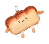 Portamonete Per Il Pane,Portamonete Per Il Pane,Custodia Per Il Cambio Con Cerniera Per Toast | Ciondolo Per Zaino In Peluche, Simpatico, Portafoglio Per Soldi Per Donne E
