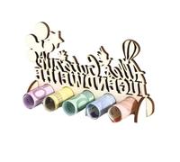 Portamonete per regalo in contanti, carte regalo in argento, tavola in legno per la consacrazione dei giovani, regalo di denaro di compleanno, decorazione di riempimento di auguri di vacanza stabile