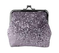 Portamonete,Portafogli Portamonete Portamonete Portamonete Mini Portafogli per Donne Ragazze Scintillante Lavanda Lady Glitter Lucido Decor Art