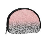 Portamonete,Portafogli Portamonete Portamonete Portamonete Mini Portafogli per Donne Regalo per Ragazze, Stampa Leopardata Glitter Argento Oro Rosa