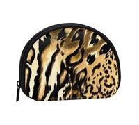 Portamonete,Portafogli Portamonete Portamonete Portamonete Mini Portafogli per Donne Regalo per Ragazze,Pelliccia di Leopardo Leone Tigre Pelliccia Tigrata