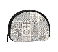 Portamonete,Portafogli Portamonete Portamonete Portamonete Mini Portafogli per Donne Regalo per Ragazze,Tradizionali Piastrelle Decorative Portoghesi Ornate Astratte