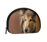 Portamonete,Portafogli Portamonete Portamonete Portamonete Mini Portafogli per Donne Regalo per Ragazze,Rough Collie Lassie Cani Grandi Cani Soffici Animali Domestici