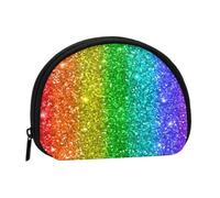 Portamonete,Portafogli Portamonete Portamonete Portamonete Mini Portafogli per Donne Regalo per Ragazze,Arcobaleno Sembra con Paillettes