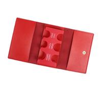 Portamonete portafogli - Portamonete | Robusto e multifunzionale Triplo portafoglio con rivestimento in pelle per sorelle, papà e mamme Tsuchiya, Colore: rosso, 1