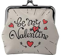 Portamonete Portafoglio Rosso Vintage Be My Valentine Donna Ragazza Viaggio Piccolo Portafoglio Portamonete