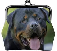 Portamonete Portafoglio Rottweiler Cane Donne Ragazza Money Bag Kiss-Lock Chiusura Fibbia Portafoglio Cambiare Borsa, Come nella foto, Taglia unica, Organizer per borse