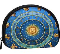 Portamonete Portamonete Astrologia Cerchio dei Segni Zodiacali Oroscopo Moda Cambia BorsaPortamonete