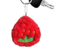 Portamonete | Portamonete con design a frutta in stile cartone animato e porta cambio, portamonete morbido, ciondolo per borsa in peluche, resistente all'usura, multifunzionale, alla moda
