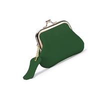 Portamonete Portamonete Piccolo Portamonete con Bacio Money Bag Lovely Pouch Borsa in Pelle Piccoli Portafogli Bel Supporto in Pelle, Verde, Bellezza di massa