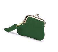 Portamonete Portamonete Piccolo Portamonete con Bacio Money Bag Lovely Pouch Borsa in Pelle Piccoli Portafogli Bel Supporto in Pelle, Verde, Bellezza di massa