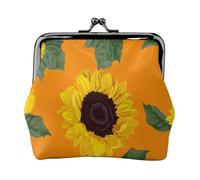 Portamonete, Portamonete Portamonete Portamonete Portamonete Mini Portafogli per Donna Ragazza Girasole Modello Senza Cuciture