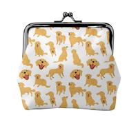 Portamonete, Portamonete Portamonete Portamonete Portamonete Mini Portafogli per Donna Ragazza Golden Retriever Modello Senza Cuciture