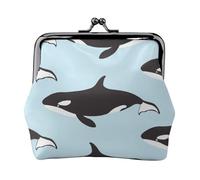 Portamonete, Portamonete Portamonete Portamonete Portamonete Mini Portafogli per Donna Ragazza Modello Animale Balena