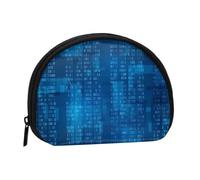 Portamonete, Portamonete Portamonete Portamonete Portamonete Mini Portafogli per Donna Ragazza Regalo, Programmatore Codice Binario Blu.