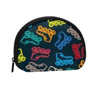 Portamonete, Portamonete Portamonete Portamonete Portamonete Mini Portafogli per Donna Ragazza Regalo, Pattini Colorati Luminosi