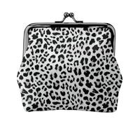 Portamonete, Portamonete Portamonete Portamonete Portamonete Mini Portafogli per Donne Ragazze Design con motivo leopardato senza cuciture
